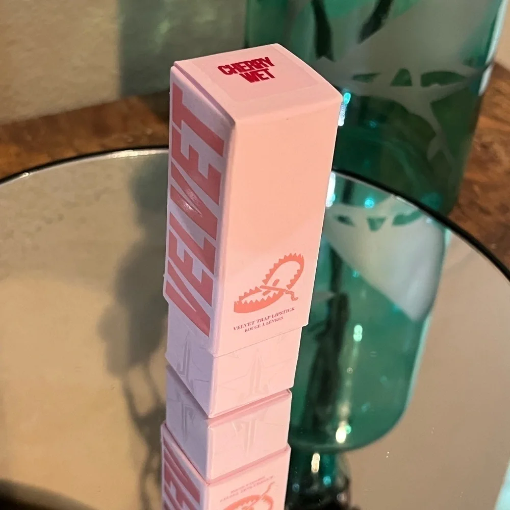 Jeffree Star Velvet Trap lipstick in color Cherry Wet. New!